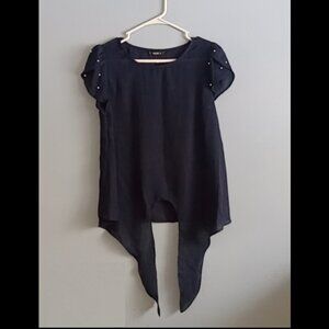 Woman's Dark Navy Blue Blouse